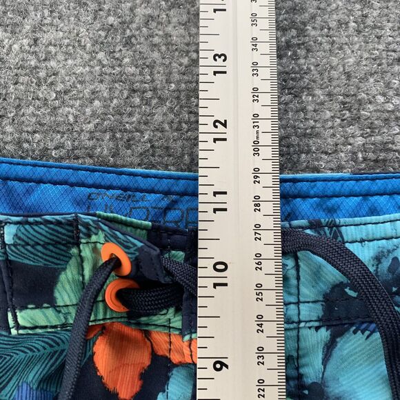 O’Neill Hyperfreak Mens Board Shorts Swim Trunks Surfing Blue Floral Size 29 - Picture 11 of 16